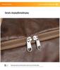 Unisex PU Leather Sports Bag with Wet/Dry Separation, Oxford Cloth, Shoulder Strap for Travel & Fitness