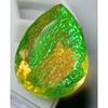 Stunning Natural Monarch Fire Opal Doublet 88.55 Ct Pear Certified Gemstone