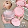 SHAQINUO Translucent Loose Powder Foundation: Long-Lasting Oil Control for Student Parties