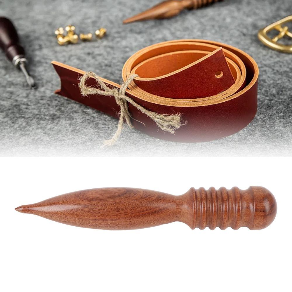 5 Grooves Leather Grinding Rod Leather Burnishing Tool Burnishing Polishing Sanding Grinding