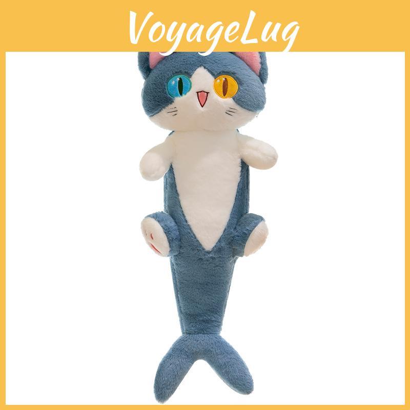 Shark Cat Creative Plush Toy Unique Eyed Catfish Stuffed Animal For Sleep Support