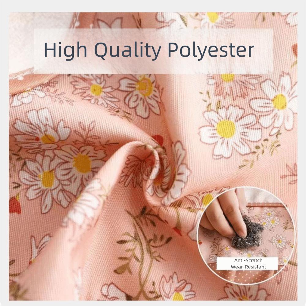 Flower Half-length Apron Canvas Cooking Half-waist Apron Fashion Work Clothes Cooking