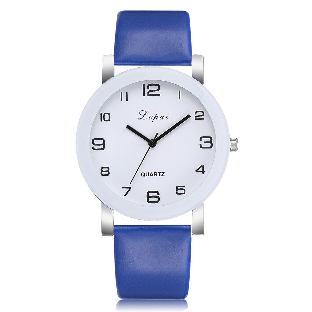 Fashion Simple Leather Watch Women Analog Quartz Wrist Watches