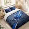 Bedding Set 1 Duvet Cover 2 Pillowcases Dallas Cowboys Print Bedroom Home Decoration