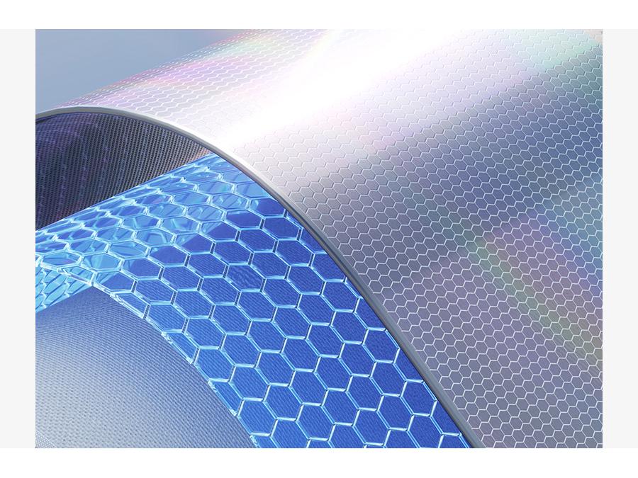 Tesla Model Y/3 Ice Crystal Honeycomb Sunshade for Sunroof