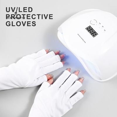 כפפות מנורת UV קישוטים לציפורניים לשימוש חוזר למזער סיכון רב תכליתי
