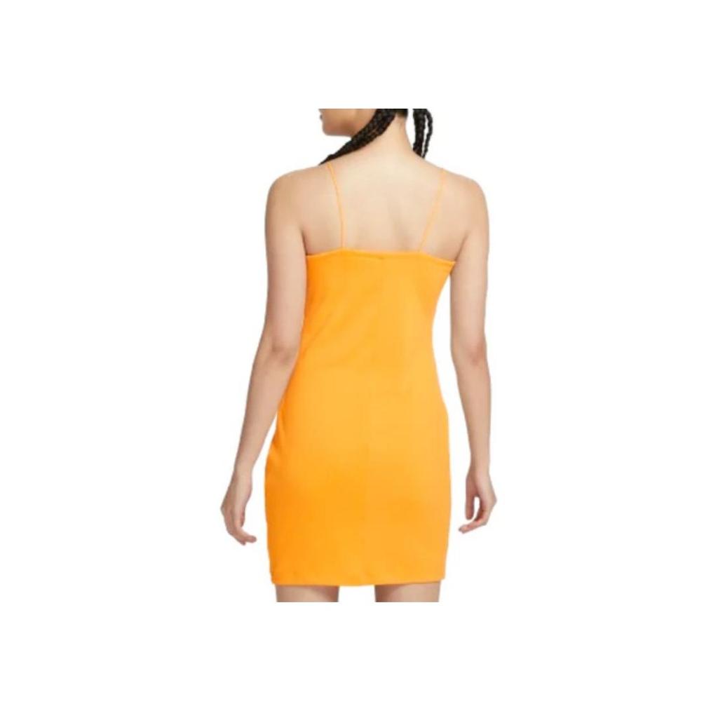 Nike Slim-Fit Sleeveless Dress Women Dress Sundial-Yellow FN4158-717
