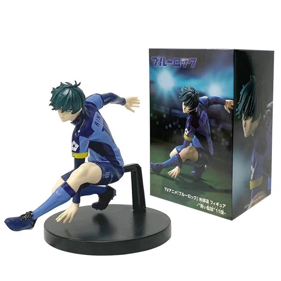 13cm Blue Lock Anime Figure Blue Football Uniform Nagi Seishirou Action Figure Itoshi Rin Figurine PVC Collection Model Doll Toy