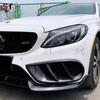 Mercedes-Benz C-Class W205 C63 Carbon Fiber Front Fog Light Vent Frame