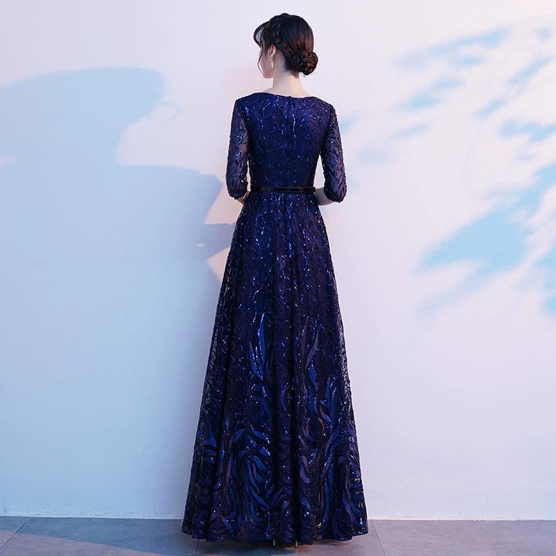 Women's Chorus Performance Evening Gown - Long, Elegant Dress for Banquet, Wedding, or Regular Wear