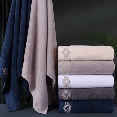 Embroidered Bath Towel Household Cotton Bath Towel Comfortable Soft Bath Towel