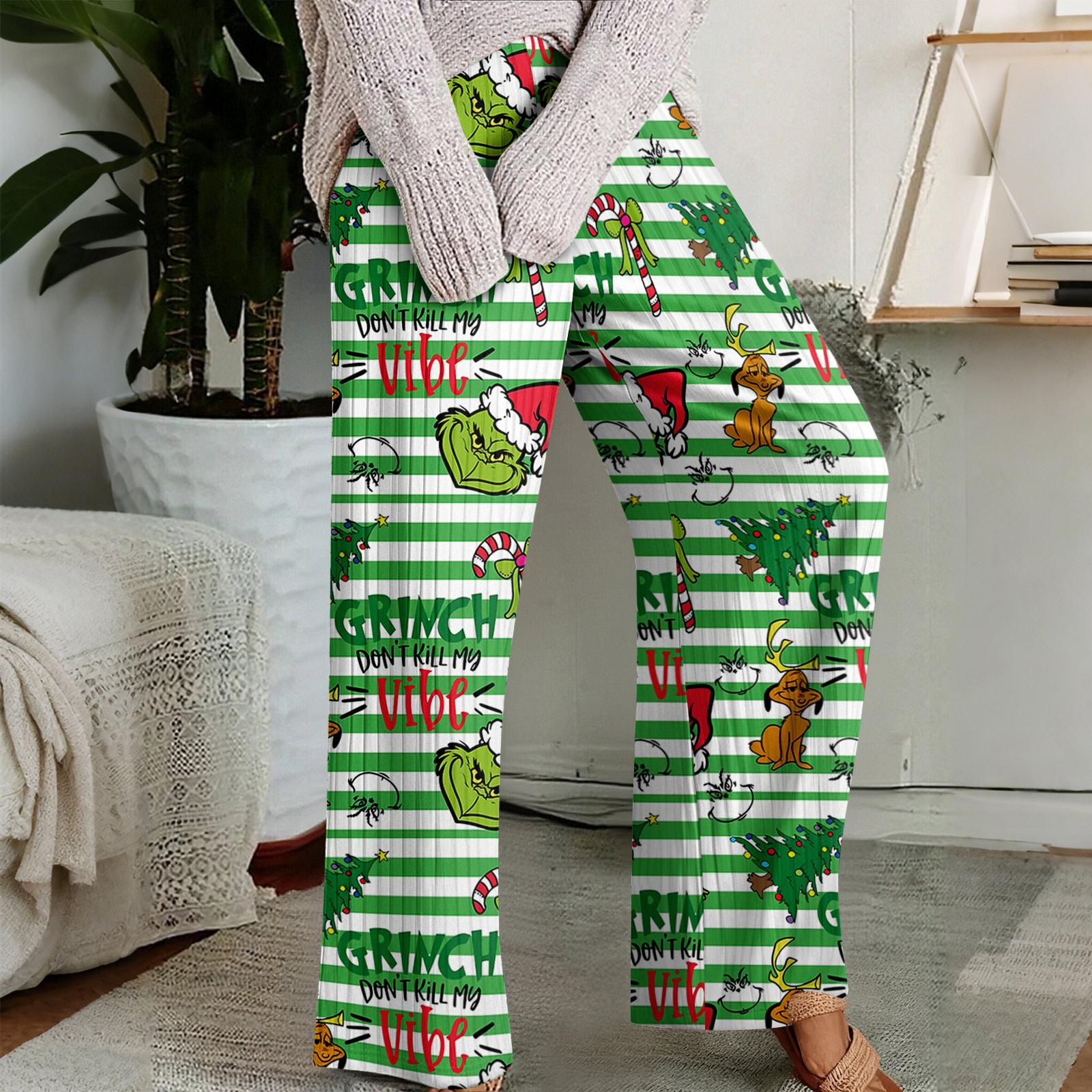 

Пижамные брюки , Одежда для сна , Повседневные брюки на резинке со шнурком , Удобные широкие брюки прямого кроя XL