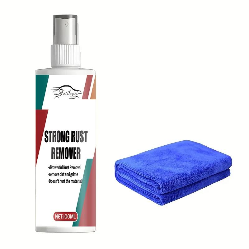 1 Bottle Fast-Acting Multi-Purpose Rust Remover Spray for Cars, Trucks, Motorcycles, Bicycles & Home Use - Safe Formula Dissolve