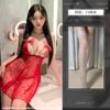 Sex Underwear Pure Desire Pearl Perspective Suspender Nightdress Sexy Lace Print No-take Pajamas Seduce Women