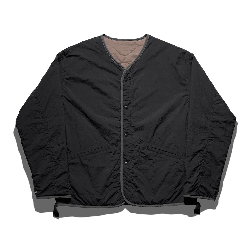 Deutero Reversible Liner Jacket Charcoal