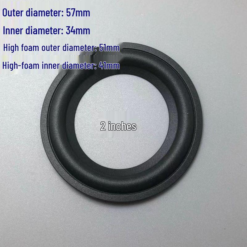 Rubber Edge Speaker Repair Rings - 1.5 To 12 Inch Range