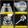 Glass Alcohol Bottle Press Type Alcohol Bottle Nail Art Tool Nail Washing Water Bottle Plate Washing Water Pressure Bottle