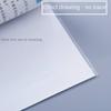 10 Sheets Transparent Clear Book Wrap Self Adhesive Notebook Protector Wrap  Stationery
