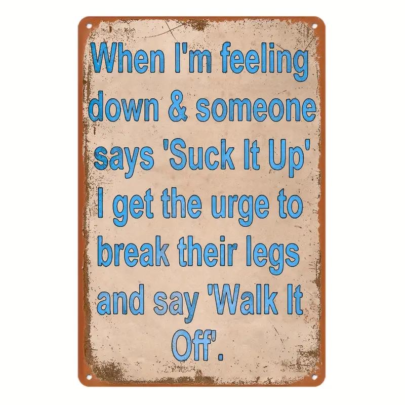 Inspirational Life Sentences Aluminium Sign,Vintage Restaurant Decoration, Cafe Bar Club Living Room  Home Wall Decor