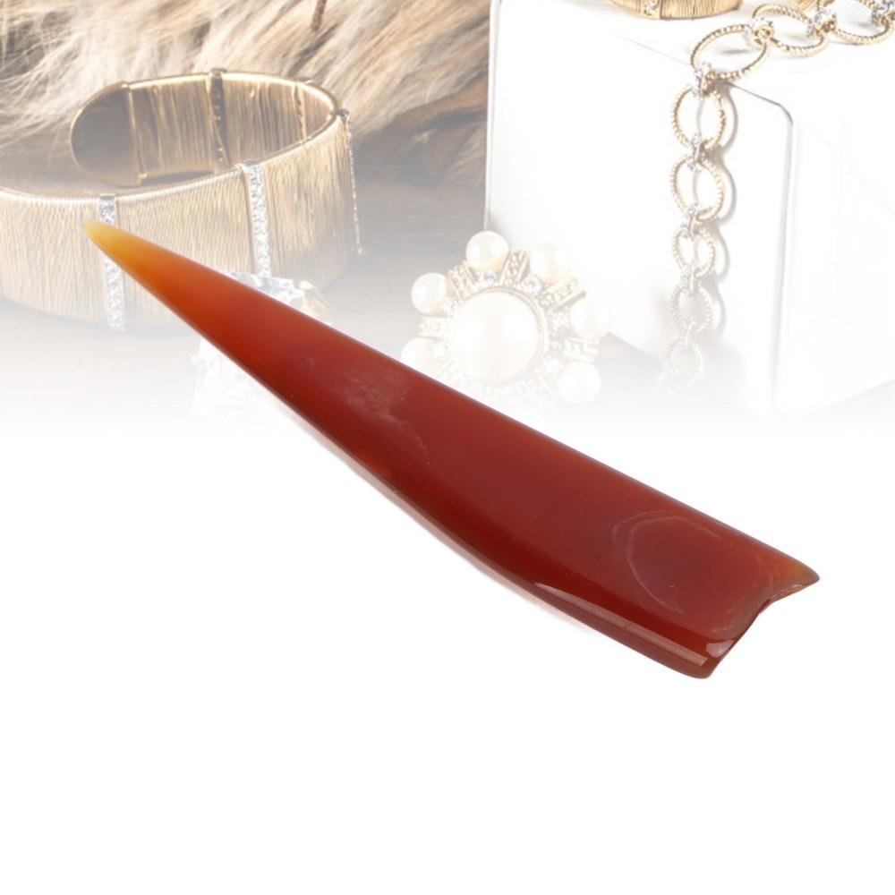 Glossy Finish Agate Burnisher Agate Material Burnishing Tool Craft Polishing Tool Gold Polishing