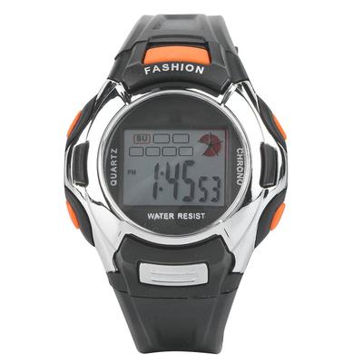 Multifunktionale elektronische Armbanduhren Digital Leuchtend Kinder Junge Mädchen Sportuhr (Schwarz)