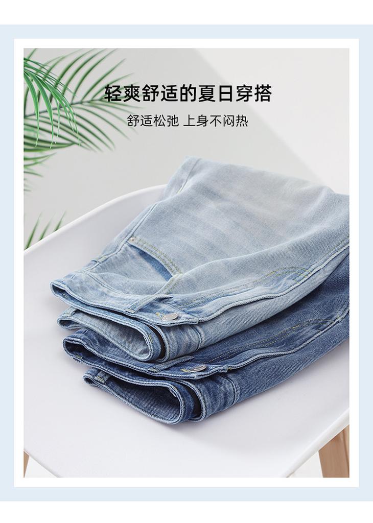 Cotton high waisted denim shorts for women in summer 2025, fashionable and versatile, slimming and wide leg pants
