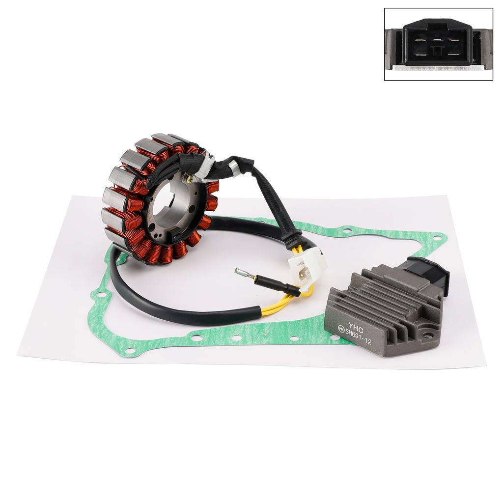Stator Lichtmaschine Spannungsregler Gleichrichter Dichtungssatz Für Peugeot SV 250 2001-2002