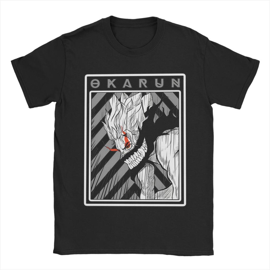 Drucken Dandadan Anime T-Shirt Herren Rundhals Kurzarm Kleidung Okarun Baumwolle Sommer OberteileOberteile