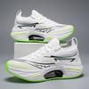 Paar Laufschuhe Atmungsaktives Mesh Dämpfung Rückprall Tennisschuhe Eng Anliegend Flach Bequem Schnürschuhe für Herren Damen