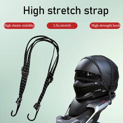Multifunctional Elastic Binding with Motorcycle Bicycle Helmet Package Binding with Elastic Rubber Band for Luggage Fixation