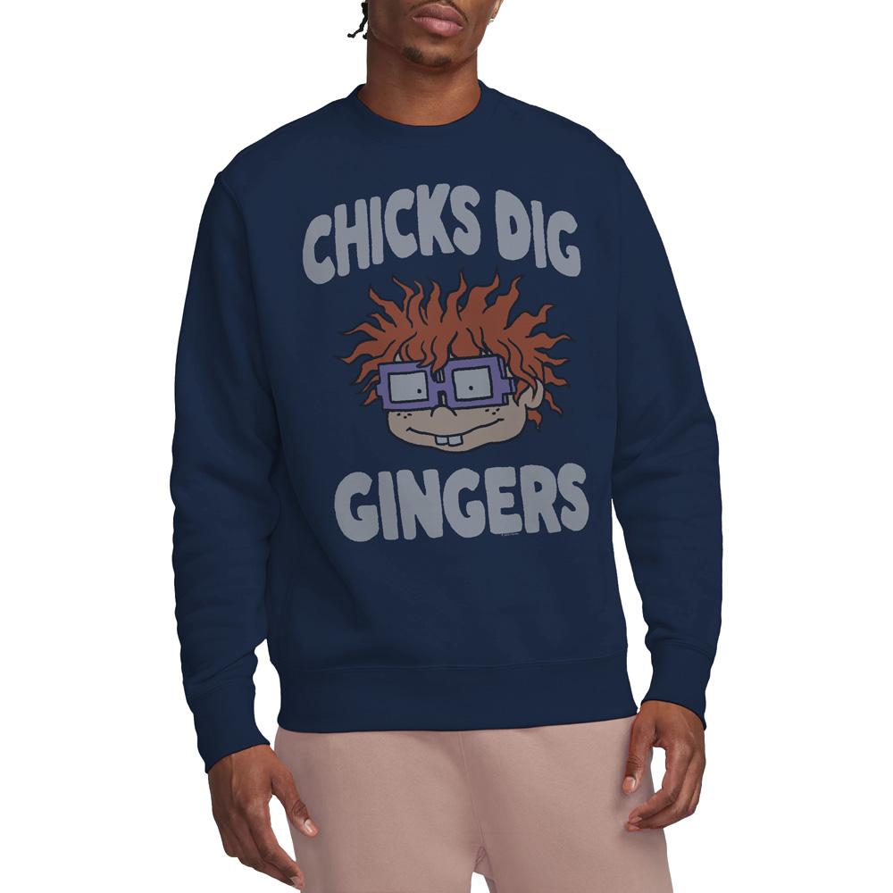 Rugrats Unisex Erwachsenen Chicks Dig Gingers Sweatshirt
