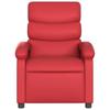 Relax Chair In Red Faux Leather