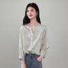SOFSIL Women's French Pastoral Printed Long-Sleeve Shirt