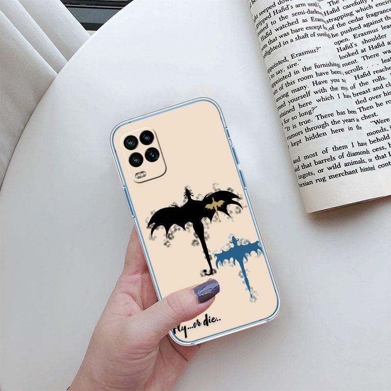 

Fourth wing dragons Transparent Phone Case for Motorola Moto G10 G20 G30 G31 G32 G34 G35 G41 G42 G50 G51 G52 G55 G60 G60S Motorola Moto G31