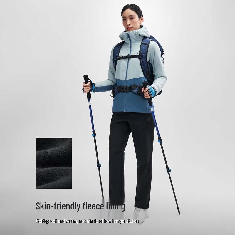 PELLIOT Women's Fleece Lined Outdoor Softshell Pants