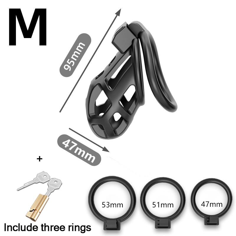 Male Chastity Cage Sissy Belt Invisible Chastity Lock Rings With 3/4 Sizes Cock Cage Bondage Device Sex Toys For Men Adults