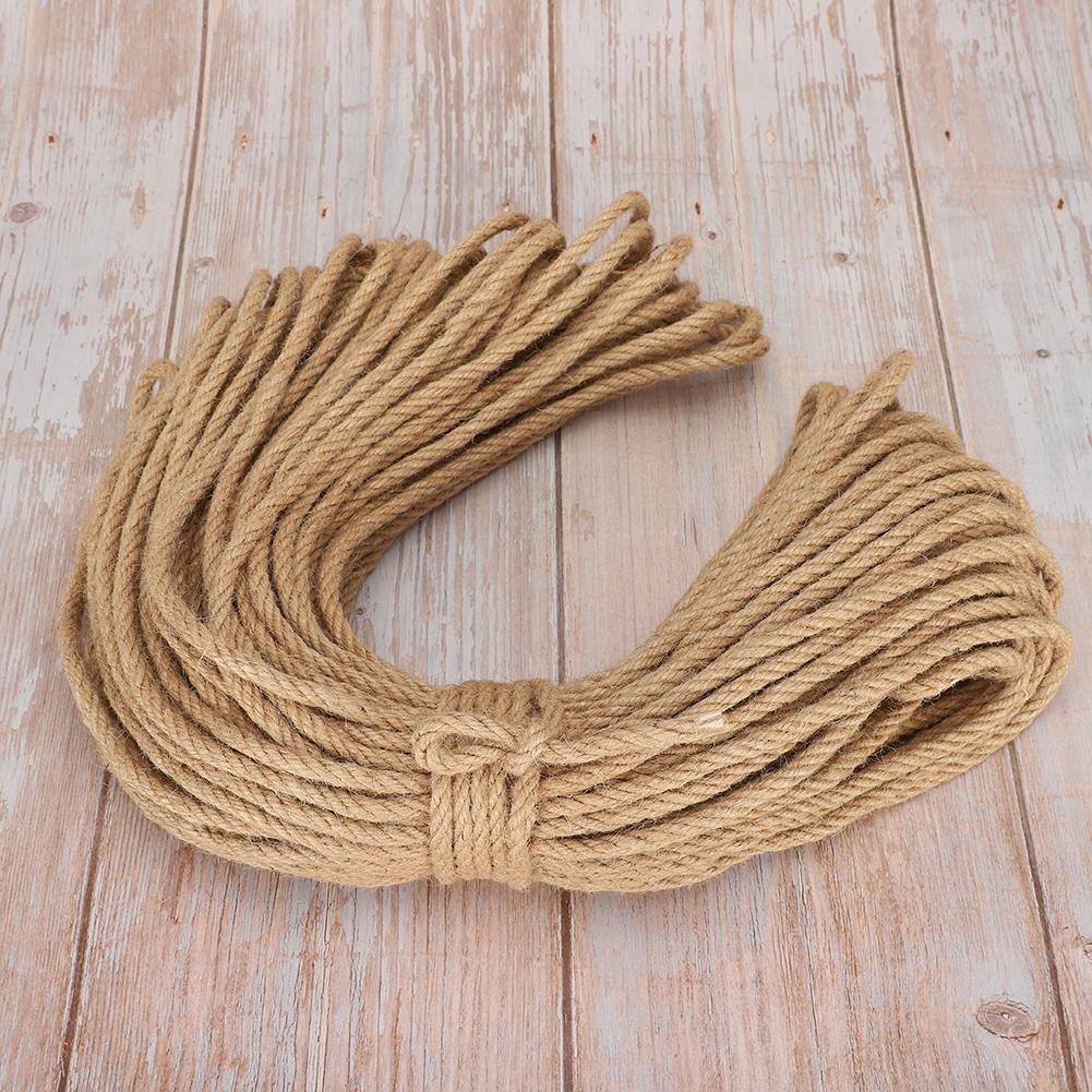 Durable Sisal Rope for Cat Tree DIY Scratching Toys Scratch Board Pet Cat Supplies6mm 50m