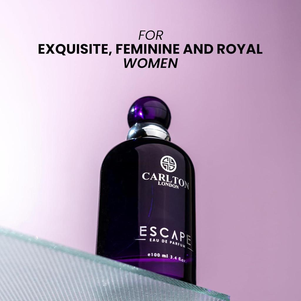 Carlton London Escape Perfume | Eau De Parfum for Women | Premium Long Lasting Luxury Perfume for Woman | Floral Fragrance | Best Gift for Women |