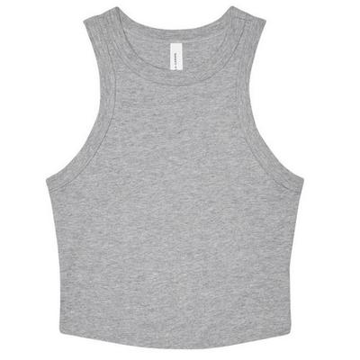 נשים/נשים Heather Micro-Rib Racerback גופיה