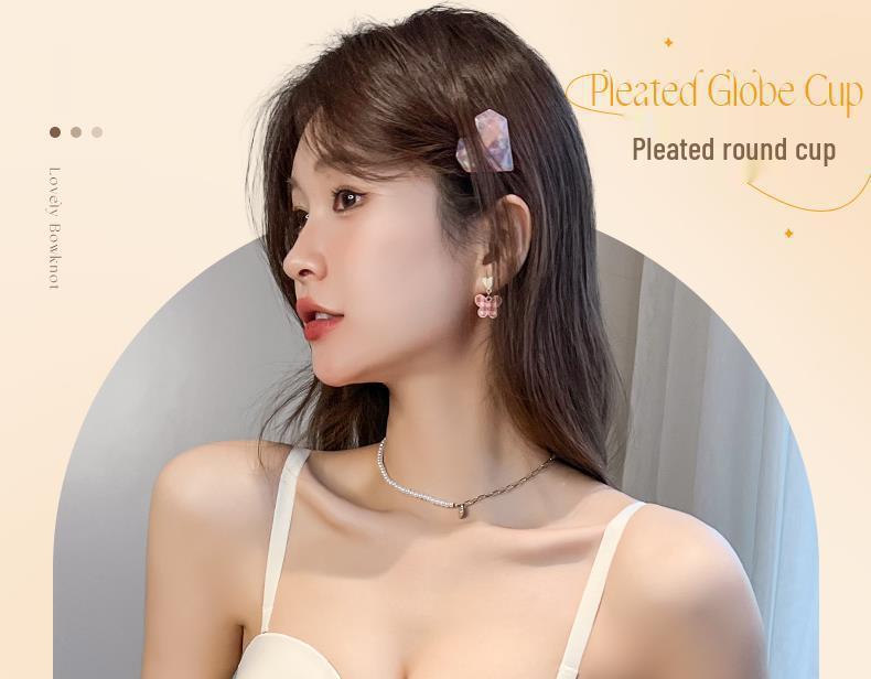 Bezešvá polovyztužená podprsenka pro malá prsa - Nastavitelná, Zvedací, Jednodílná, Bezdrátové trubkové top