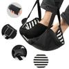 Bärbart Fotstöd Flygfotstöd Resekuddar Ben Hängmatta Flygplans Fotstöd med Memory Foam Resetillbehör