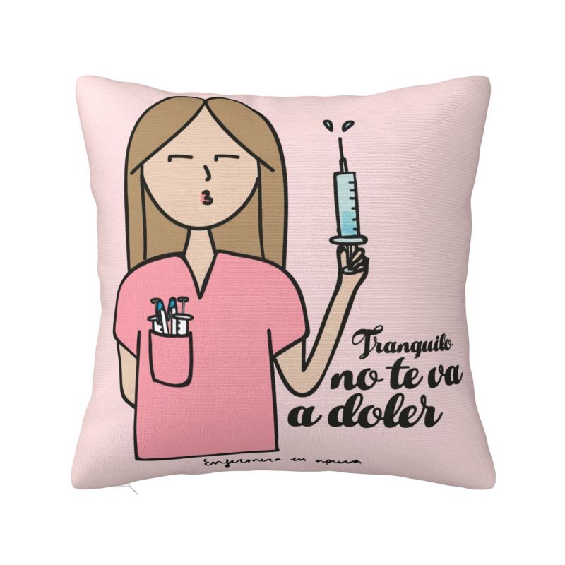 Luxury Cartoon Doctors Nurse Cushion Covers 45x45cm Soft Nursing Medical Print Pillow for Car Square Pillowcase Home Decorative
