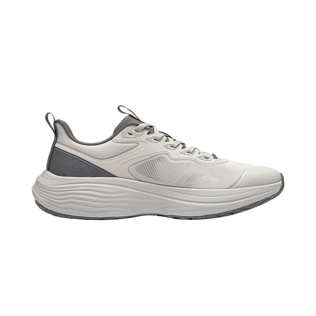 Li Ning Soft Lite Breathable Lightweight Non-Slip Casual Shoes Men Sneakers Light-Smoke-Gray AGLU033-2