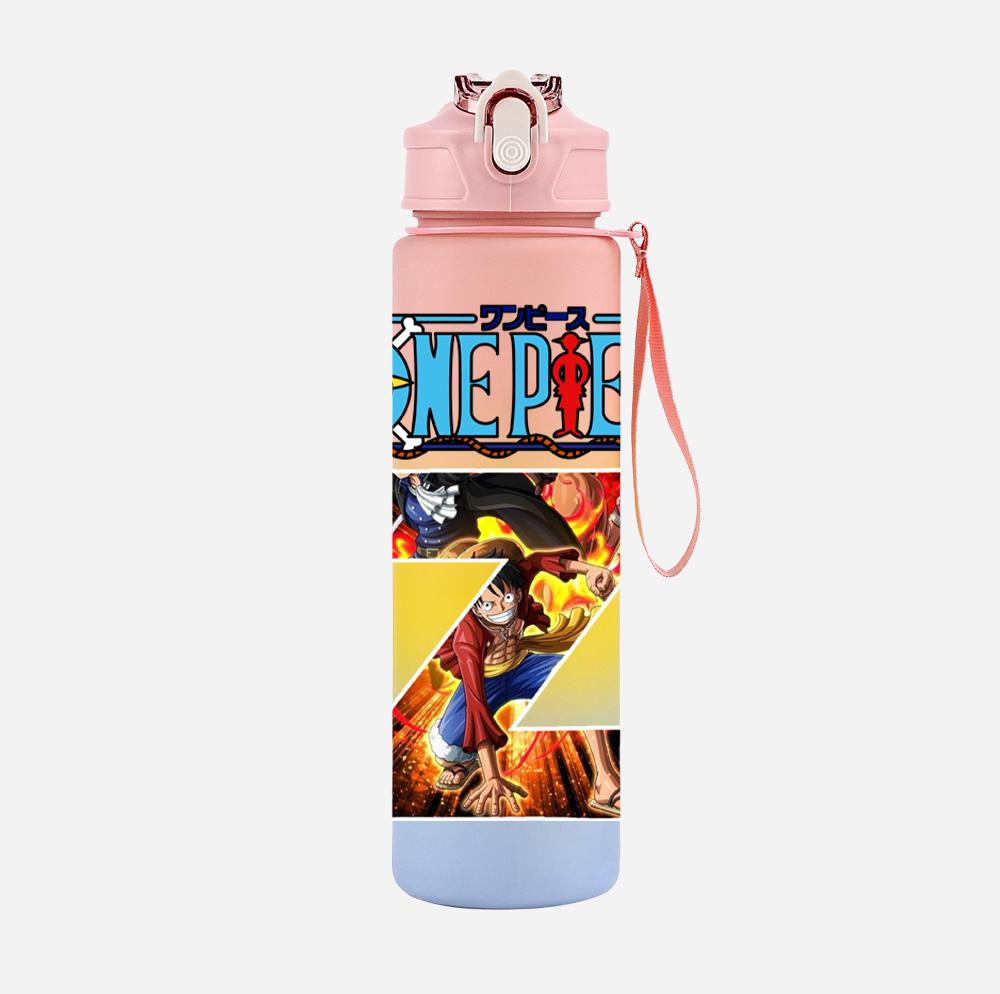 Anime A-Z English Letter Printed Character Colorful Water Cup Demon Hunters Large Capacity Outdoor Drinking Bottle Boy Girl Gift