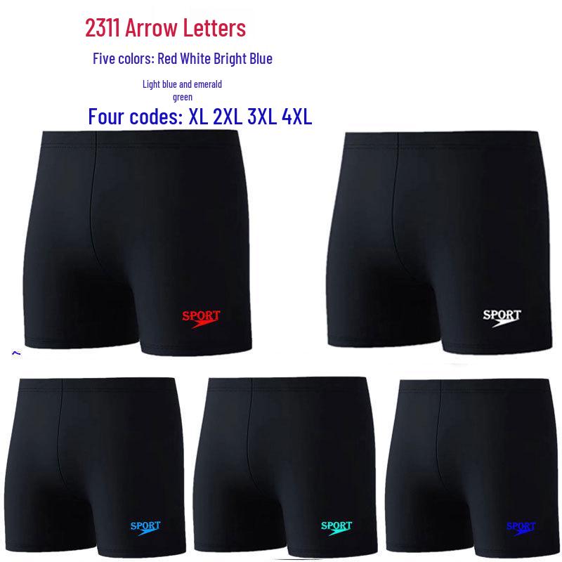 Herren Badeshorts in Übergröße - Boxershorts Stil 3XL: Suggests 130-160 pounds black