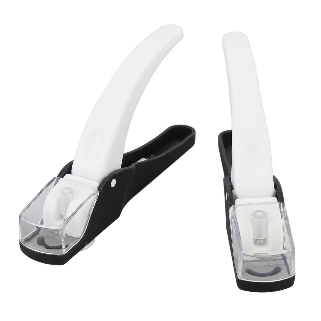 2pcs Fake Nail Trimmer Nail Tip Clipper Stainless Steel U Shaped French Nail Cutter for Nail Salon