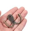 Retro Nyckelhållare Kläder Handduk Organizer Klädhängare Vägg Dörr Metall Antika Krokar Dubbelkrok