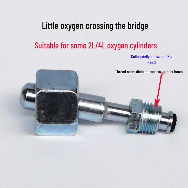 2L Portable Welding Torch Kit: Air Conditioning Accessories with Oxygen Meter, Valve, Bridge, 4L Oxygen Cylinder, and Inflation Tube.