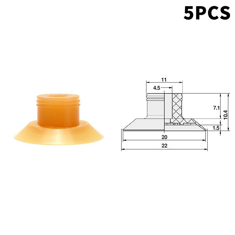 5pcs Manipulator Bag-opening Vacuum Sucker SGP15/20/24/30/40 Pneumatic Components For Industrial Accessories