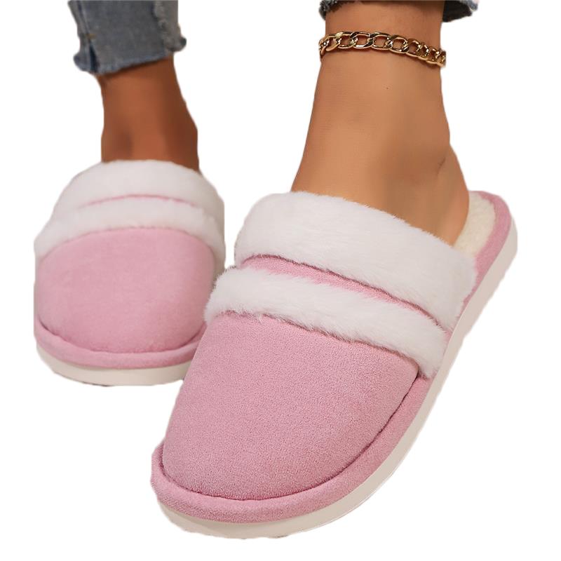 Winter Warm Women Slippers Cute Fluffy Slippers Lady Faux Fur Women's Slippers High Quality Female Footwear Indoor Cotton Shoes